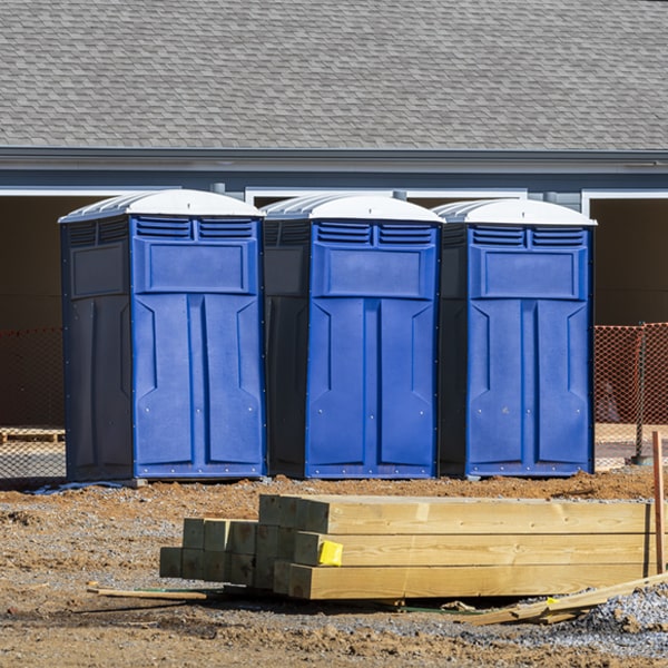 how can i report damages or issues with the porta potties during my rental period in Gloster LA